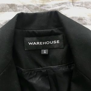 warehouse black blazer